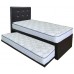 Bronx 2 in 1 Faux Leather Bedframe (Single) (5 Colours Available)