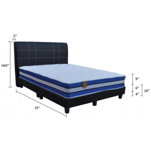 Faux Leather Bed LB1162