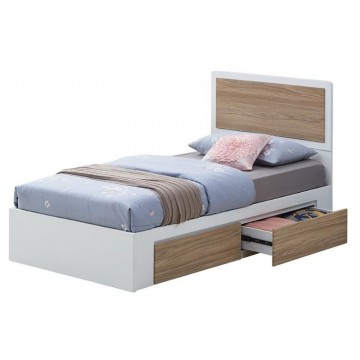 Kayley Wooden Bed with Drawers