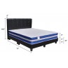 Faux Leather Bed LB1161
