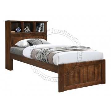 Wooden Bed WB1156B (Cigar Oak)