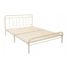 Alfred Queen Metal Bed (Heavy Duty) - Ivory