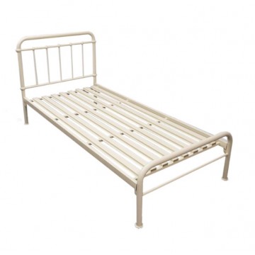 Alfred Metal Bed (Heavy Duty) Ivory
