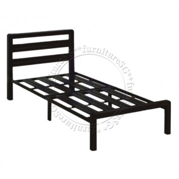 Allan Metal Bed (Heavy Duty) Available in Copper or White