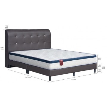 Faux Leather Bed LB1165