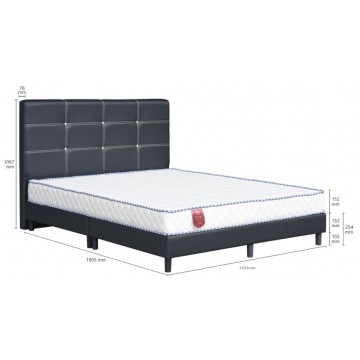 Faux Leather Bed LB1166