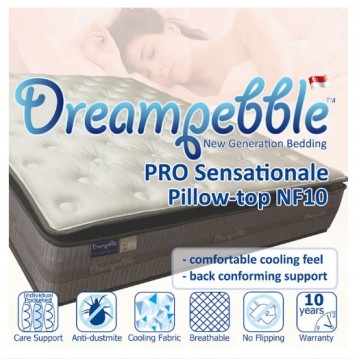 Dreampebble Pro Sensationale NF10 Pillow-top Mattress