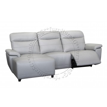 3 Seater L-Shape Sofa Set SFL1277 (Half Leather)