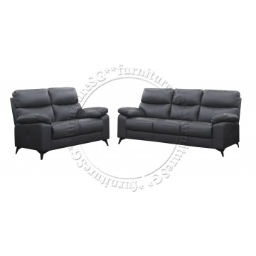 Half Leather Sofa Set SFL1279