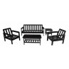 1+1+3 Seater Wooden Sofa WS1006 (Available in 2 colors)