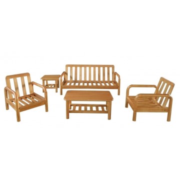 1+1+3 Seater Wooden Sofa WS1007