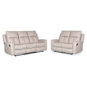 2/3 Seater Sofa Set SFL1293A (Half Leather Recliner)