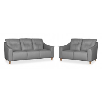 2/3 Seater Sofa Set SFL1294B (Half Leather)