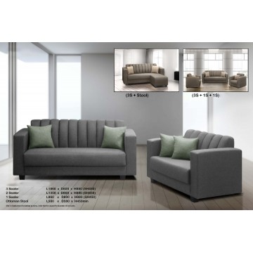 Aberdeen 1/2/3 Seater Fabric Sofa