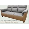 Kate 1/2/3 Seater Sofa Set (Half Leather) *Limited Sets*