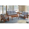1/2/3 Seater Wooden Sofa WS1059 (Fabric)