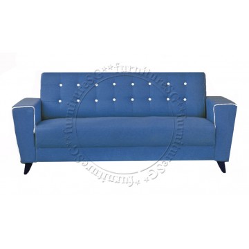 Perry Fabric Sofa (Blue)