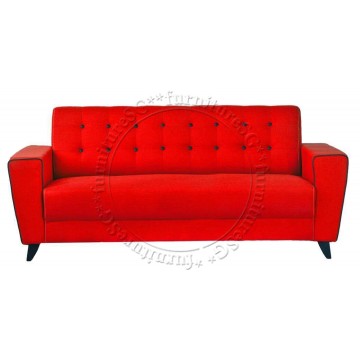 Perry Fabric Sofa (Red)