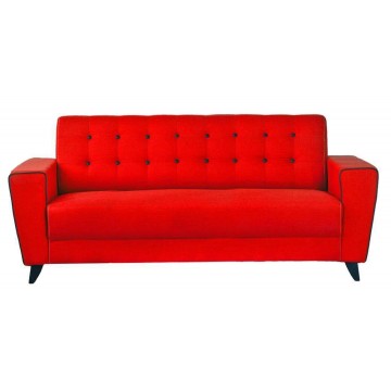 Perry 1/2/3 Seater Fabric Sofa (Red)