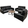 Alto 1/2/3 Seater Faux Leather Sofa Set