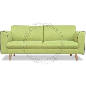 Alpha Fabric 2 or 3 Seater Sofa (3 Colours Available)