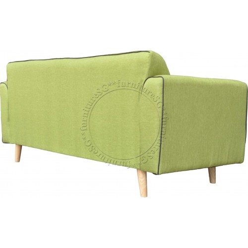 Alpha Fabric 1 Seater Sofa (Clearance) -  Grey