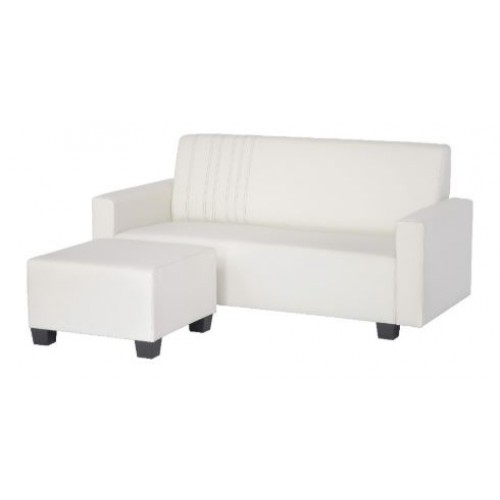 Charlie 3 Seater Faux Leather Sofa