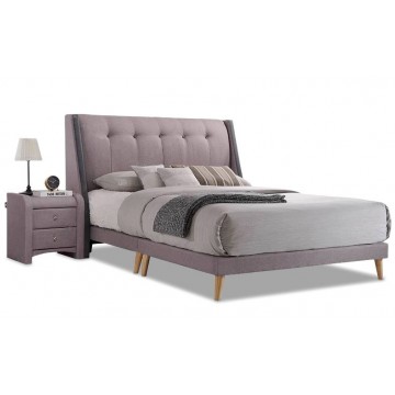 Victoria Fabric Bedframe with Side Table