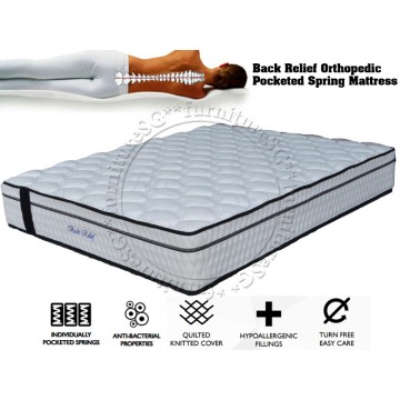 Back Relief Euro-Top Pocketed Spring Mattress (Limited Sets)