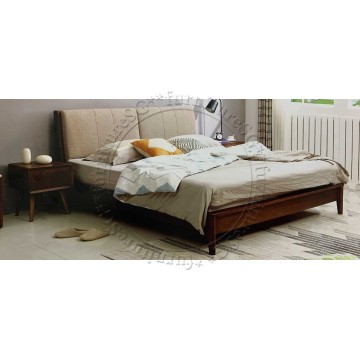 Boston Solid Wooden Bed (Queen/King)