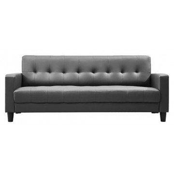 Faux Leather 2 Seater Robin Sofa Set (Grey)