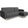 Donna 3 Seater L-Shape Fabric Sofa (Available in 3 colors)