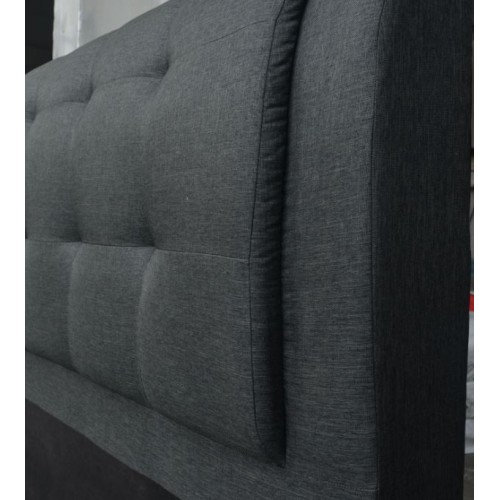 Lance Fabric Bedframe -dark grey