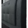 Lance Fabric Bedframe -dark grey