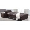 Jacob 3 Seater Faux Leather Storage Sofa (Brown)