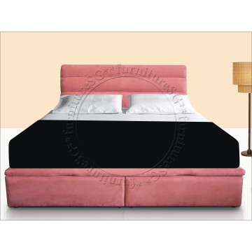 Faux Leather Storage Bed LB1040