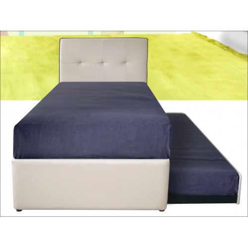 2 in 1 Faux Leather Bed 1004