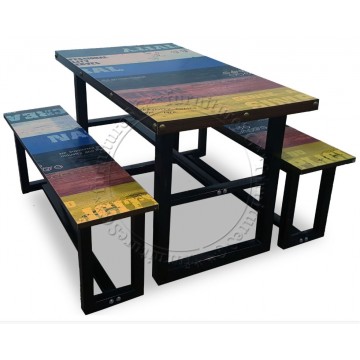 Bison Industrial Dining Table Only