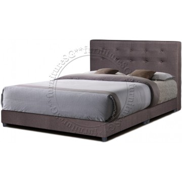 Sommy Faux Leather Bed