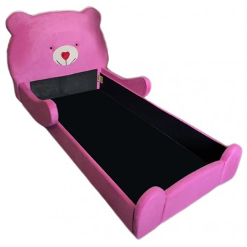 Children Bed - Pink Bear