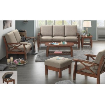 1/2/3 Seater Wooden Sofa Set WS1021A