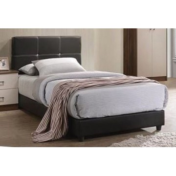 William Faux Leather Bed - Single