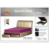 Faux Leather Princebed Storage Bed Napolean LB1053