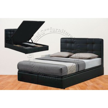 Faux Leather Storage Bed LB1080 (Queen Only)