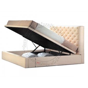 Faux Leather Storage Bed LB1105