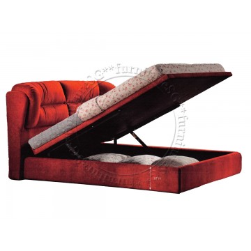 Faux Leather Storage Bed LB1106