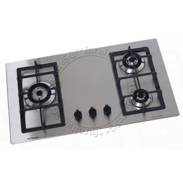Tecno S/Steel Built-In Hob with Cyclonic Flame And Safety Valves (SR128SV)