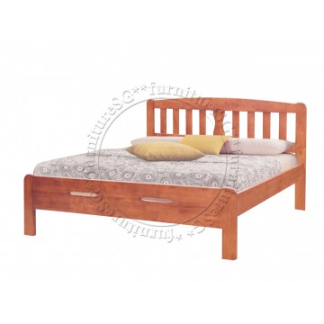 Wooden Bed Frame WB1014 (Cherry/White/Walnut)
