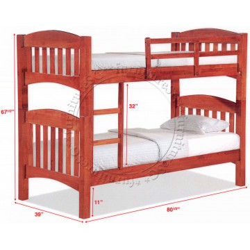 Double Deck Bunk Bed DD1066