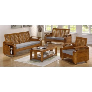 Teak 1/2/3 Seater Wood Sofa Set WS1025